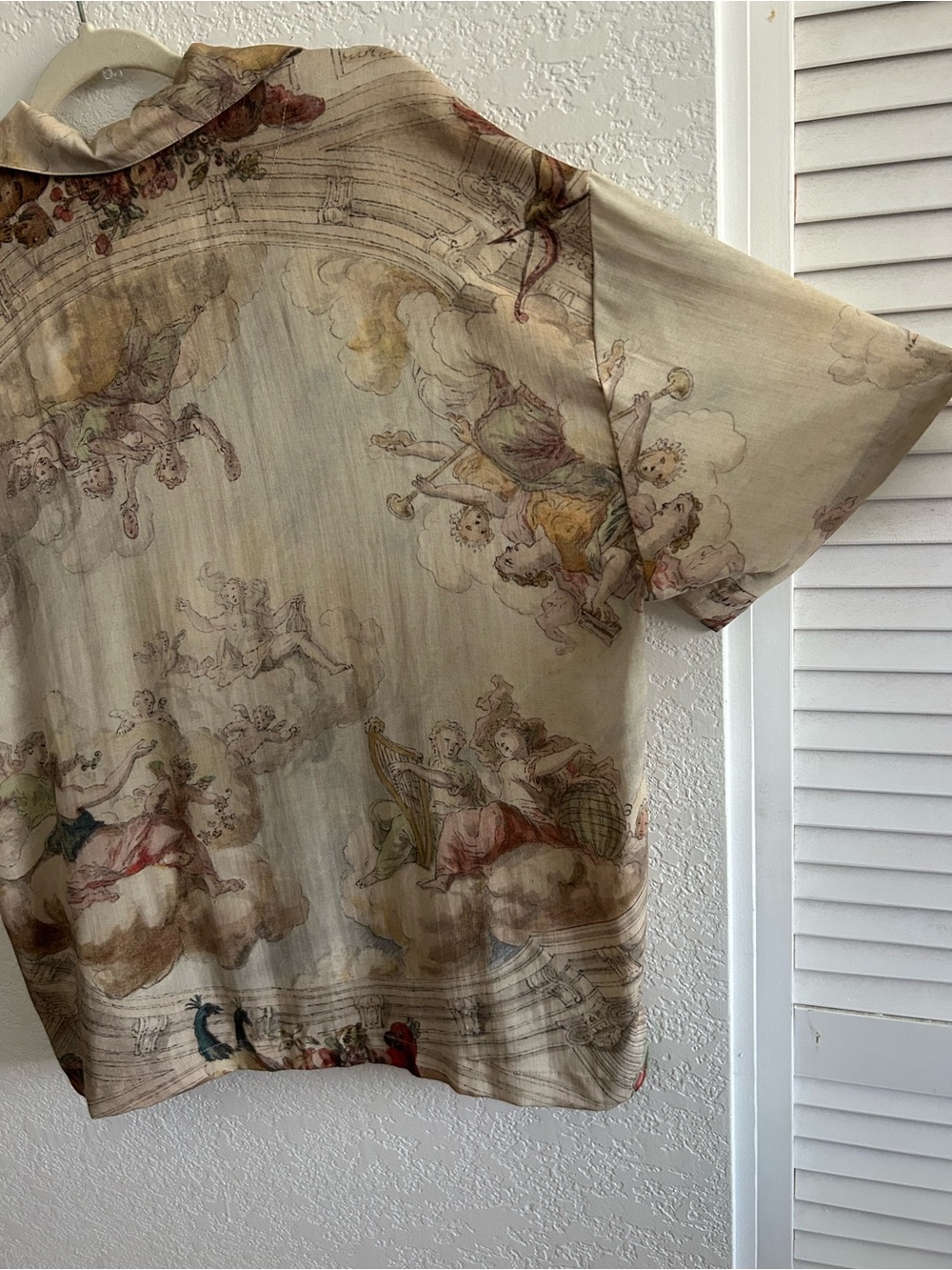 PacSun x THE MET Art Museum Deliverance Muriel Art Button Up Short Sleeve Shirt - Picture 6 of 7